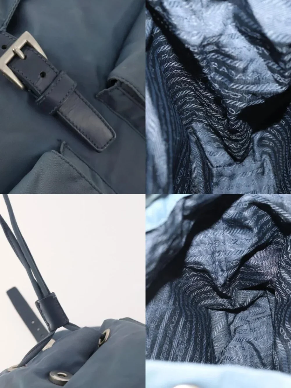 Prada brand	prada color	blue